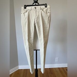 Patagonia cream corduroy trouser pants size 26 EUC